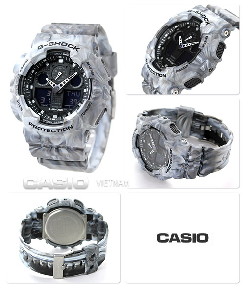 Đồng hồ Casio G-Shock GA-100MM-8ADR Chính hãng Chống nước 100 mét